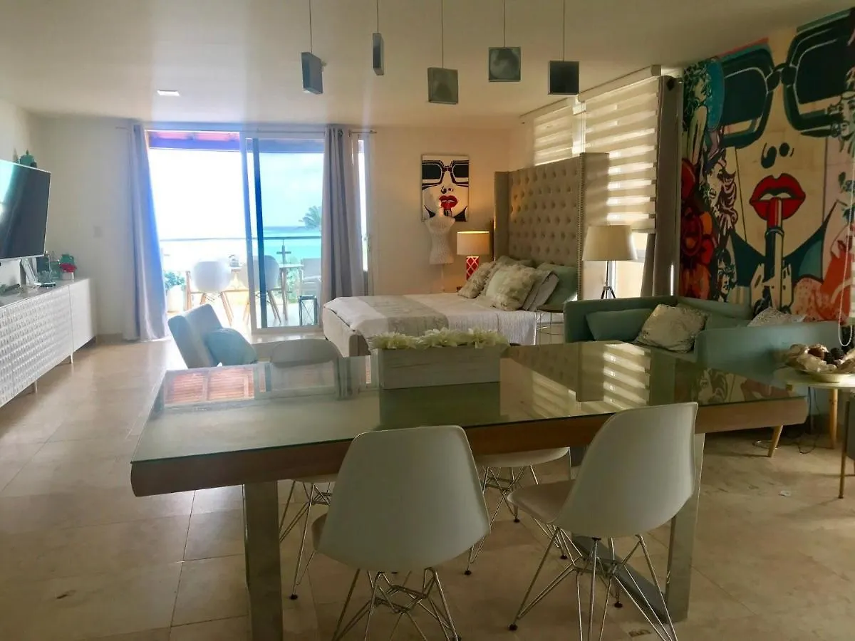 Modern Loft ,Eagle Beach ,Oasis Condo Palm Beach Aruba